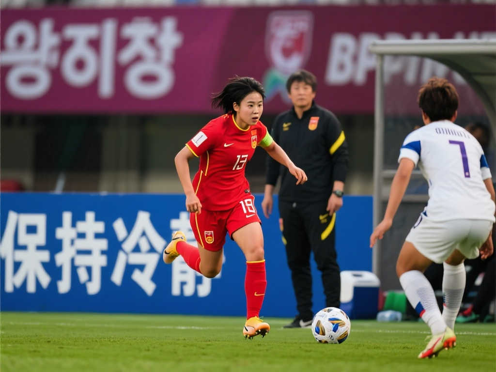 中国女足对阵韩国女足：关键战役决胜晋级命运