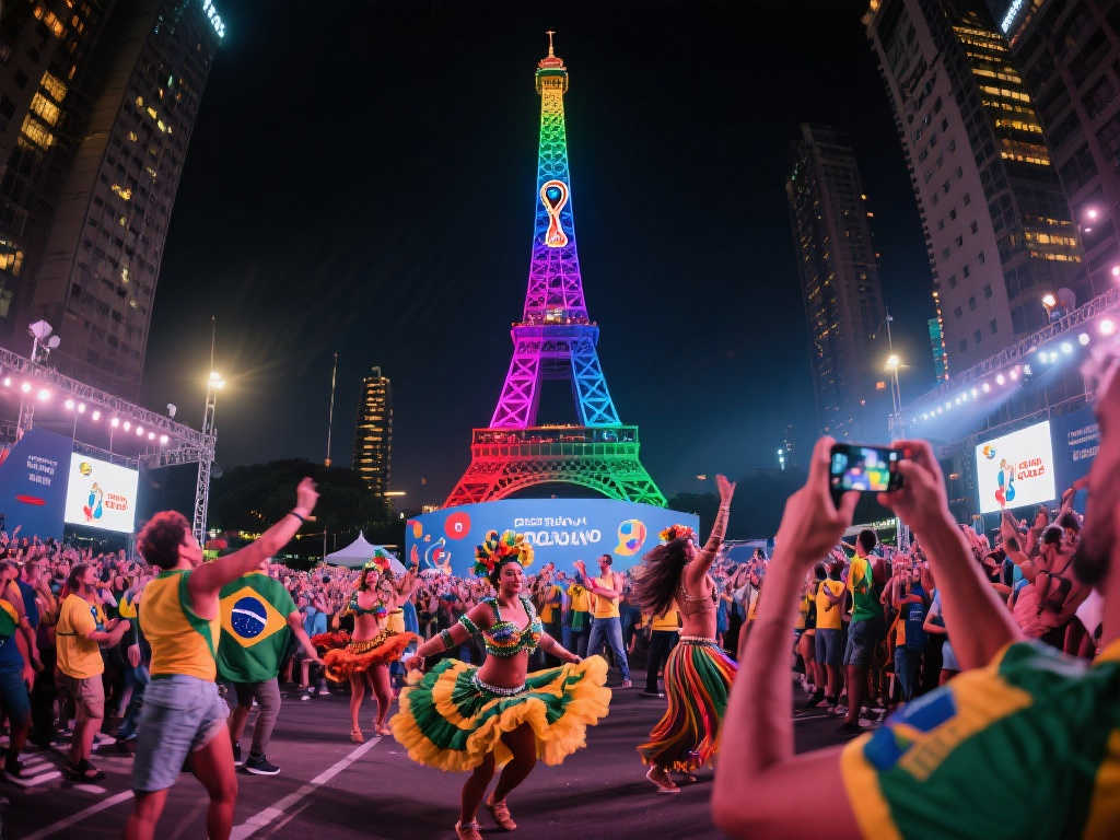 世界杯倒计时活动在全球多城同步举行 世界杯倒计时活动在全球多城同步举行